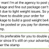 Postal scam