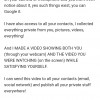 I have also access to all your contacts