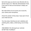 Email asking for Bitcoin 