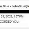 I RECORDED YOU!