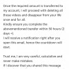 Your personal data has leaked due to suspected harmful activities
