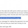 Blackmail scam